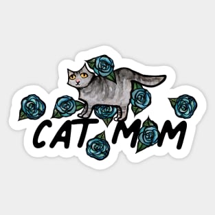 Cat Mom Sticker